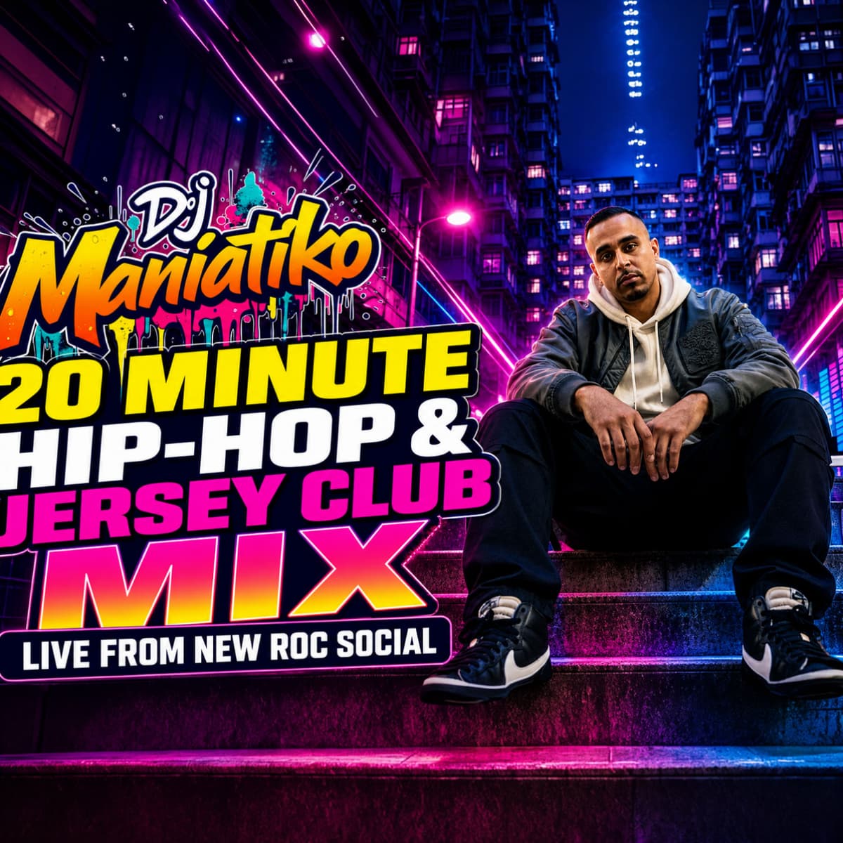Live Hip-Hop x Jersey Club Mix From New Roc Social, NY (08/14/2026)