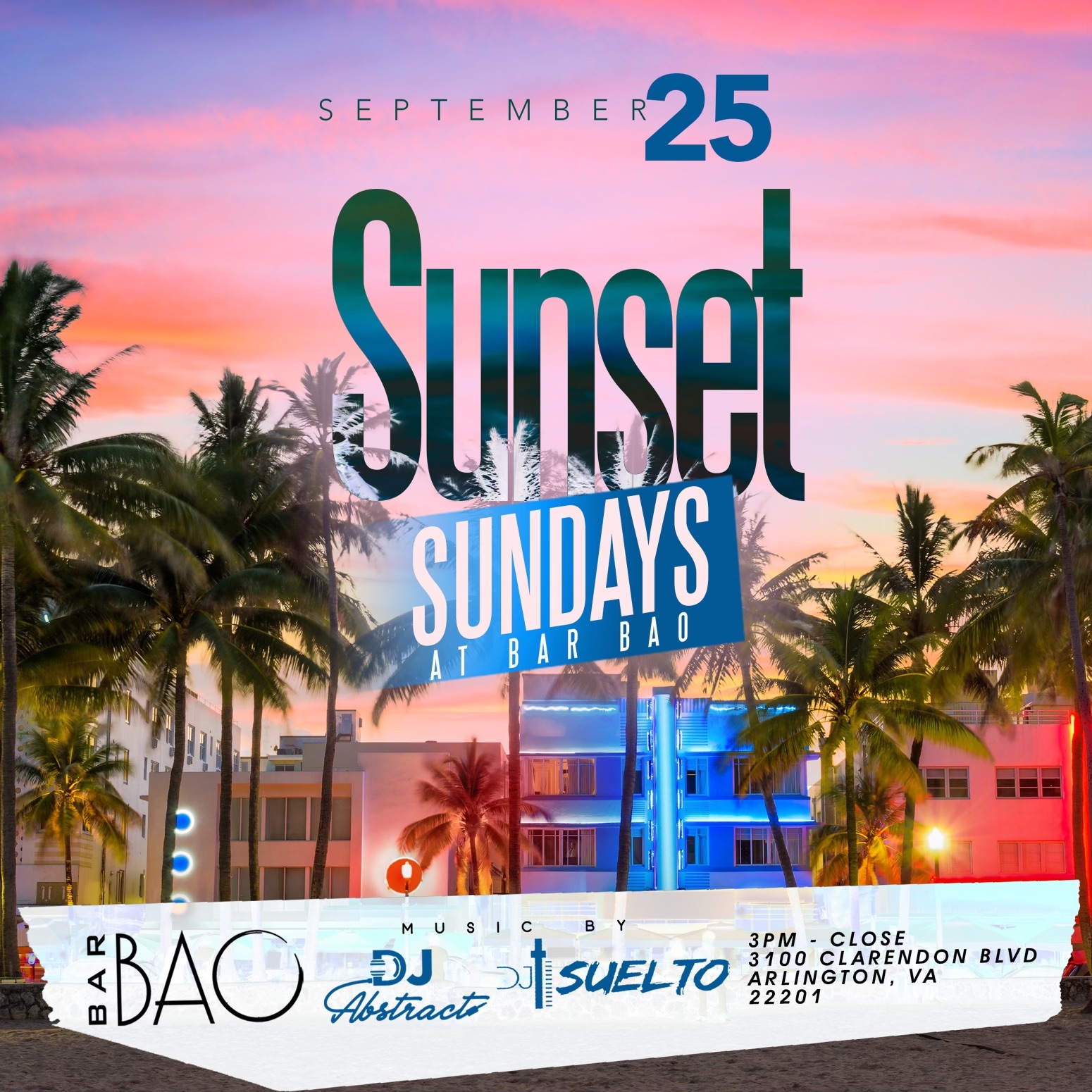 DJ Suelto - Open Format Set at Sunset Sundays Bar Bao VA