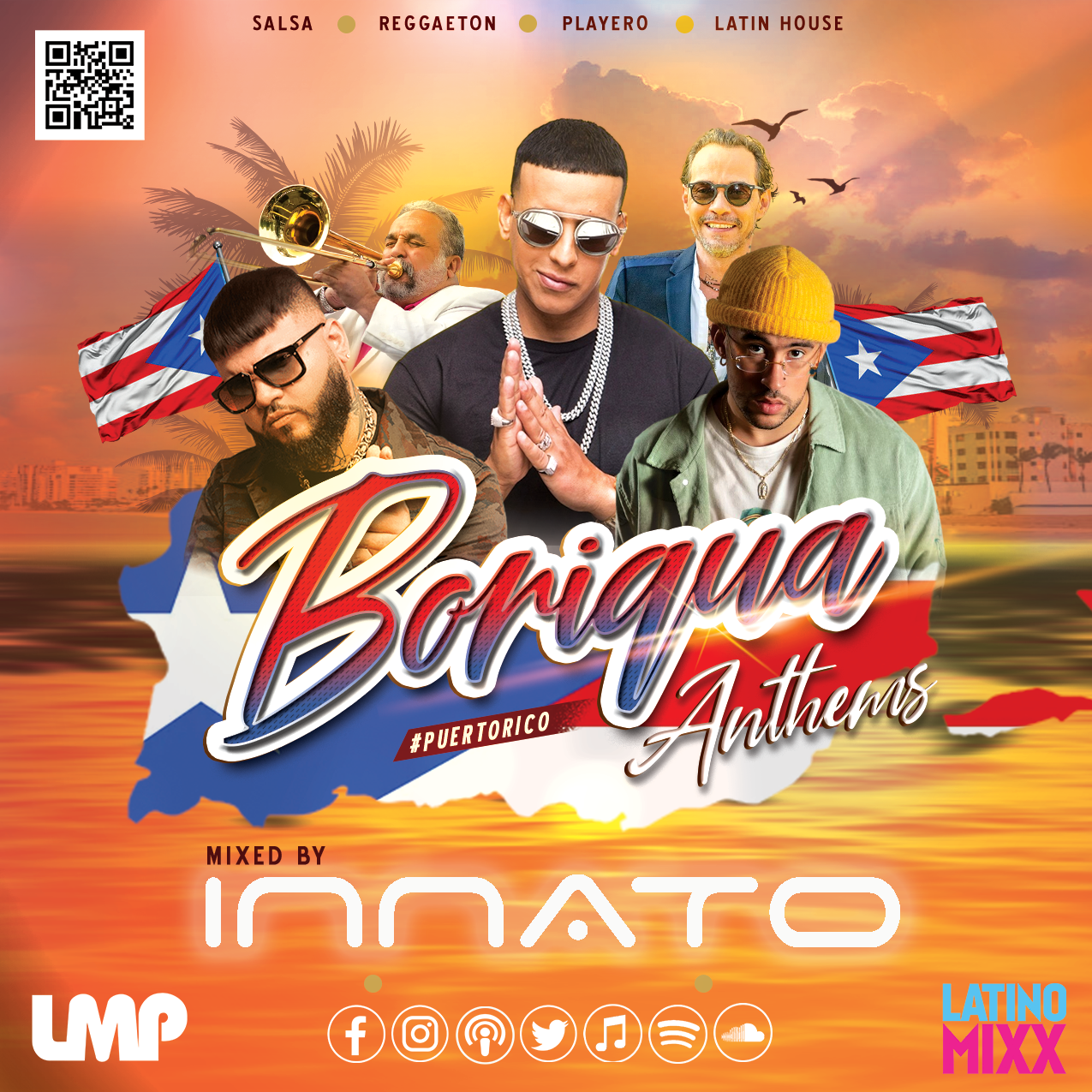 Boriqua Anthems (Salsa, Reggaeton, Latin House) Mixtape (2023)