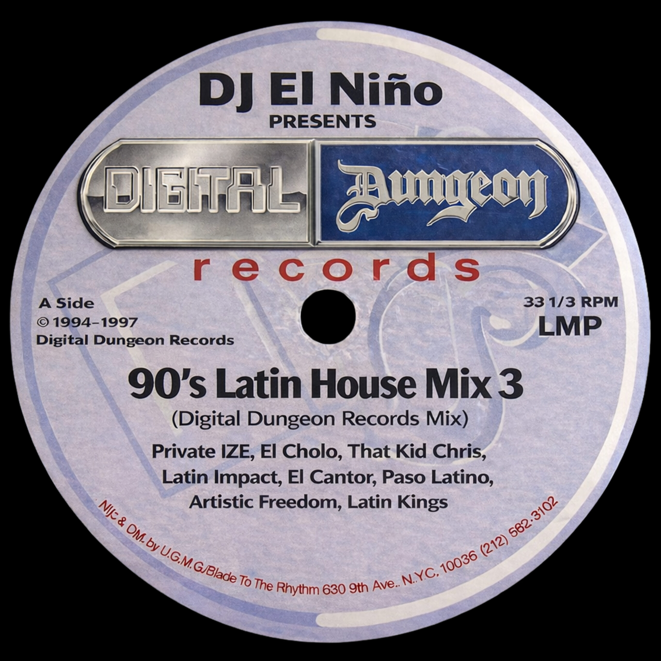 DJ El Nino - 90's Latin House Mix 3 (Digital Dungeon Records Mix)
