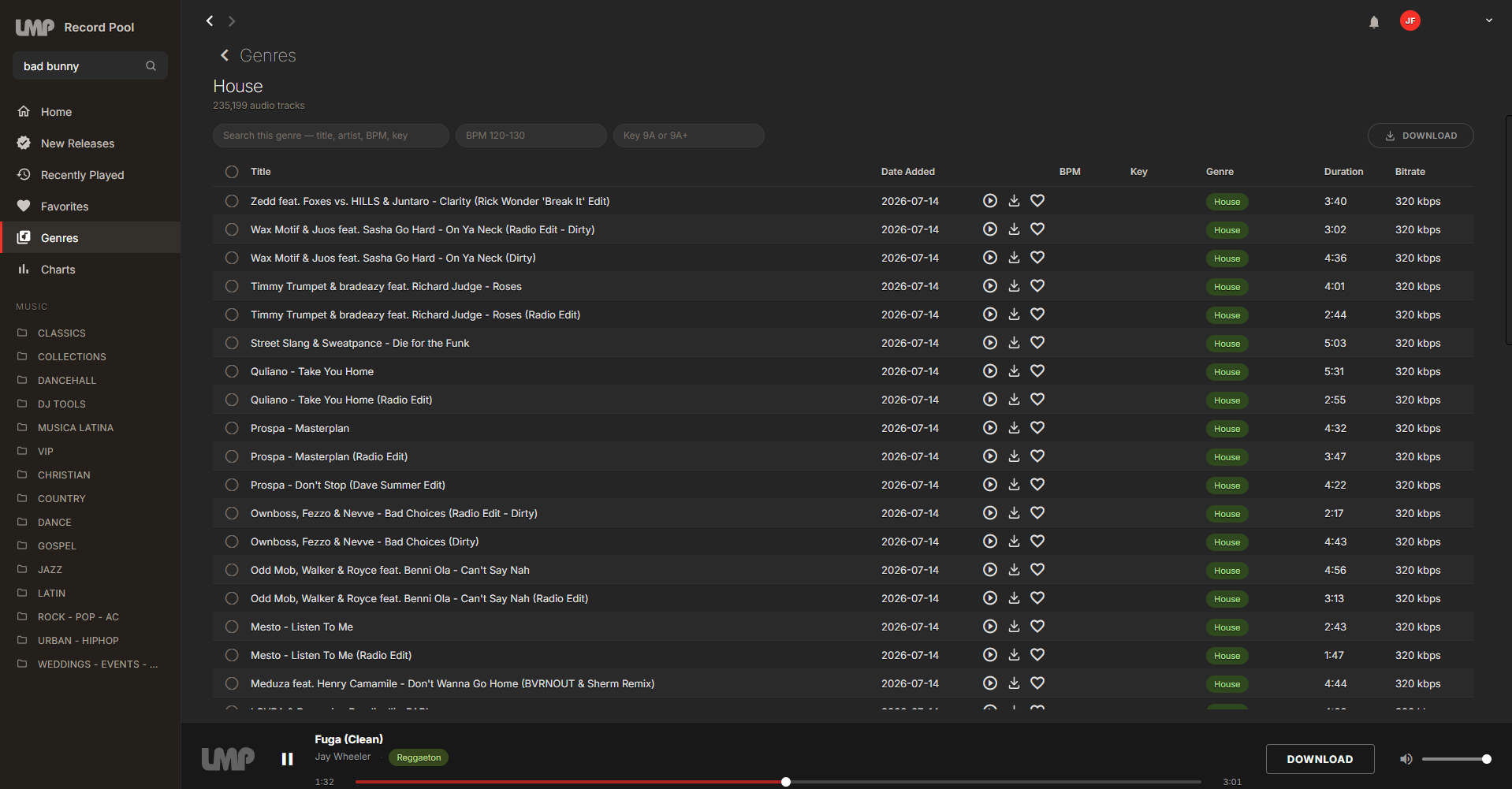 Record Pool Data IAMLMP | LMP RECORD POOL AND DJ MIXES