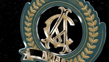 The gold Arias Cigars monogram in LMP's promo reel