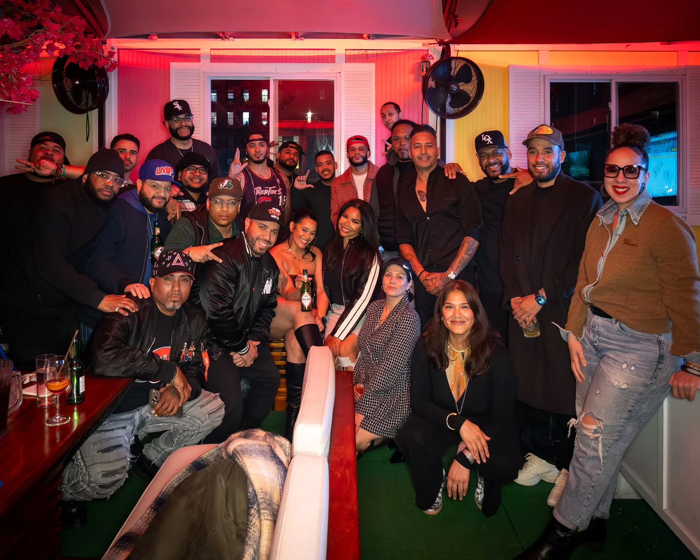 Charlie Cruz with the LMP and World Latin Star teams at Republica NYC
