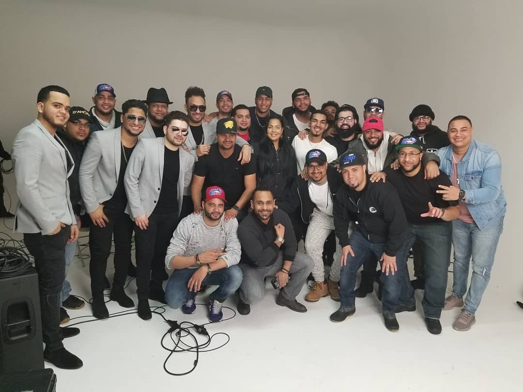 El Grupo D' Ahora with the LMP team at the 2018 LMP Live Session