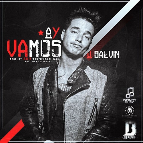 Cover art for “Ay Vamos” by J Balvin, produced by Sky Rompiendo el Bajo, Bull Nene and Mosty