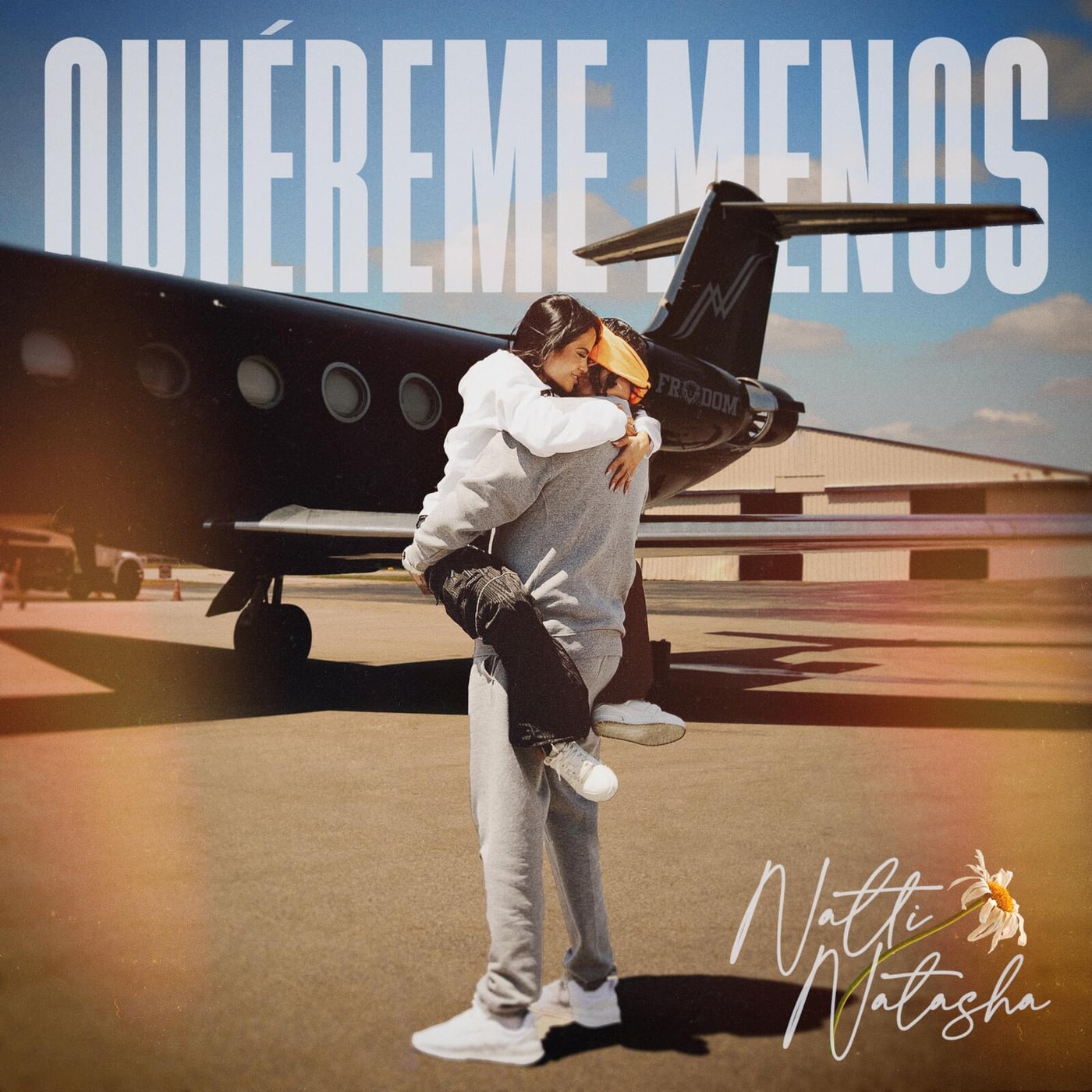 Natti Natasha on the cover art for “Quiéreme Menos”